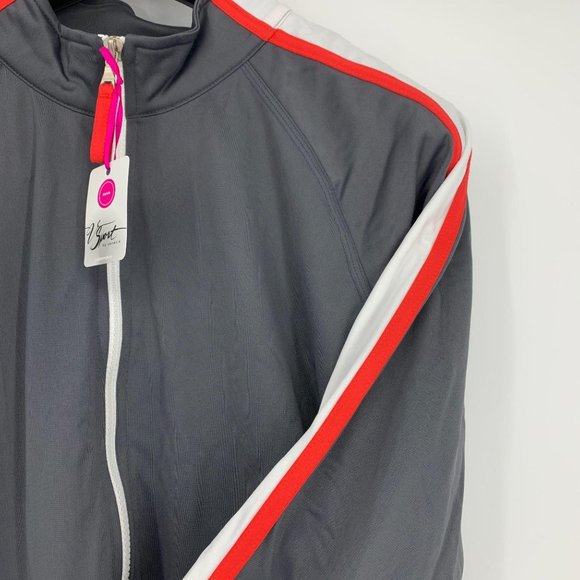 V Sport by Venezia Grey Full Zip Move Jacket 14/16 - Picture 4 of 5